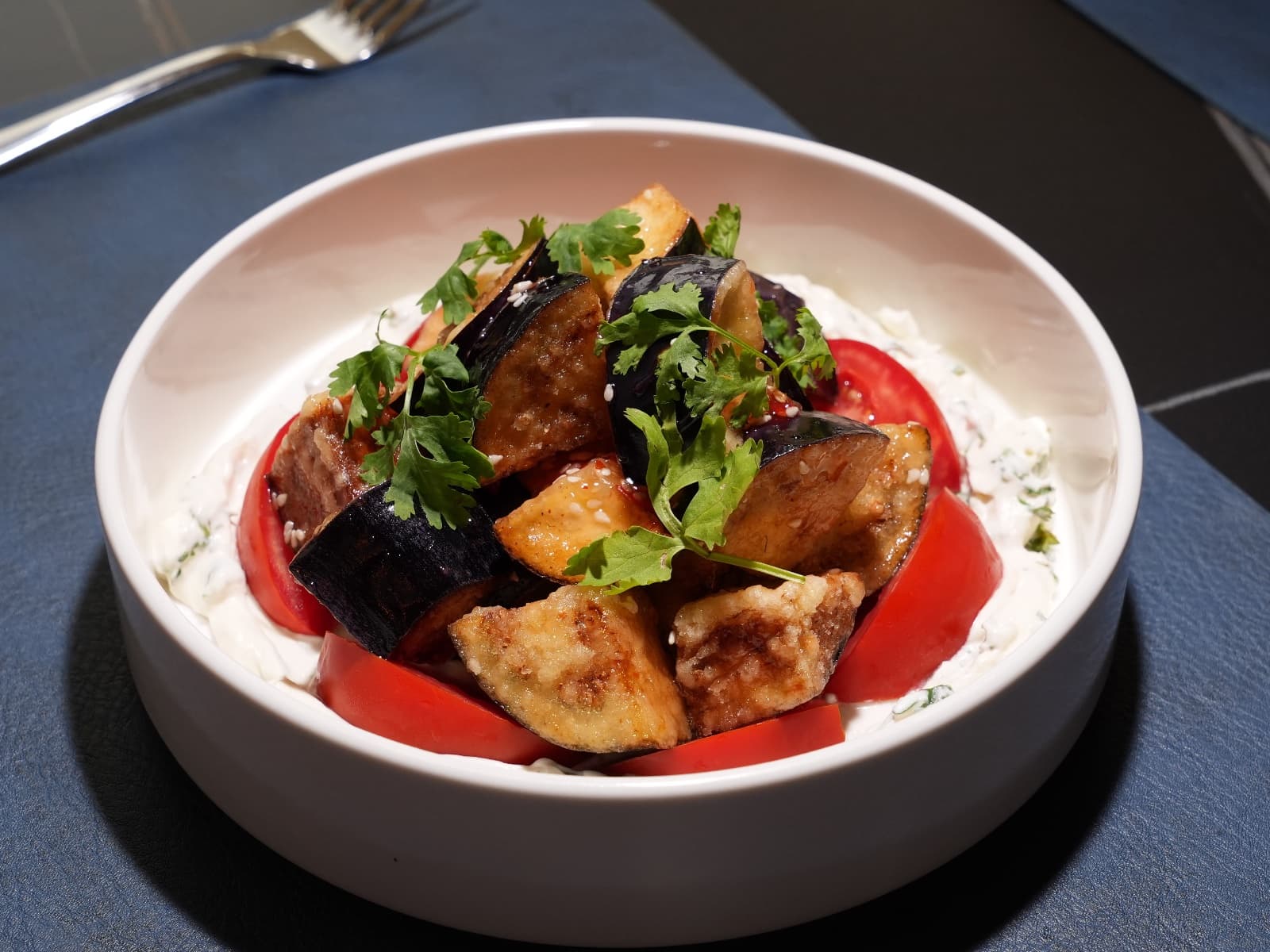 Crispy Eggplant Salad